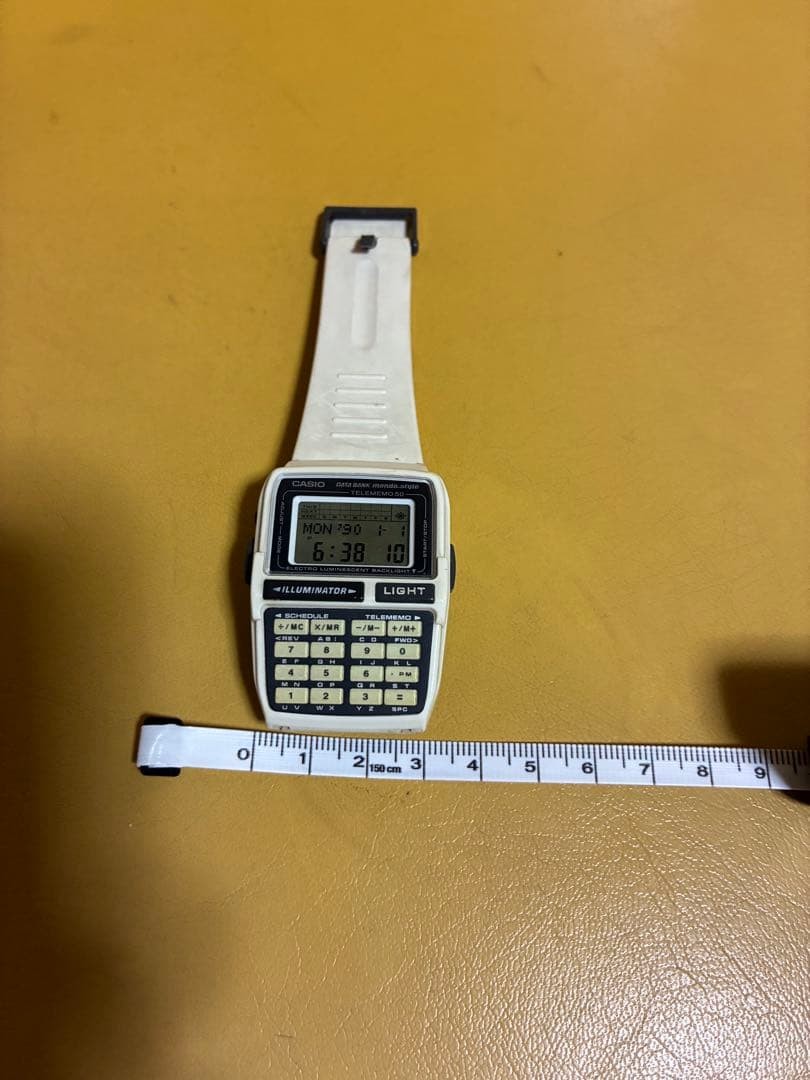 Casio DBC-63 Databank White Digital Watch