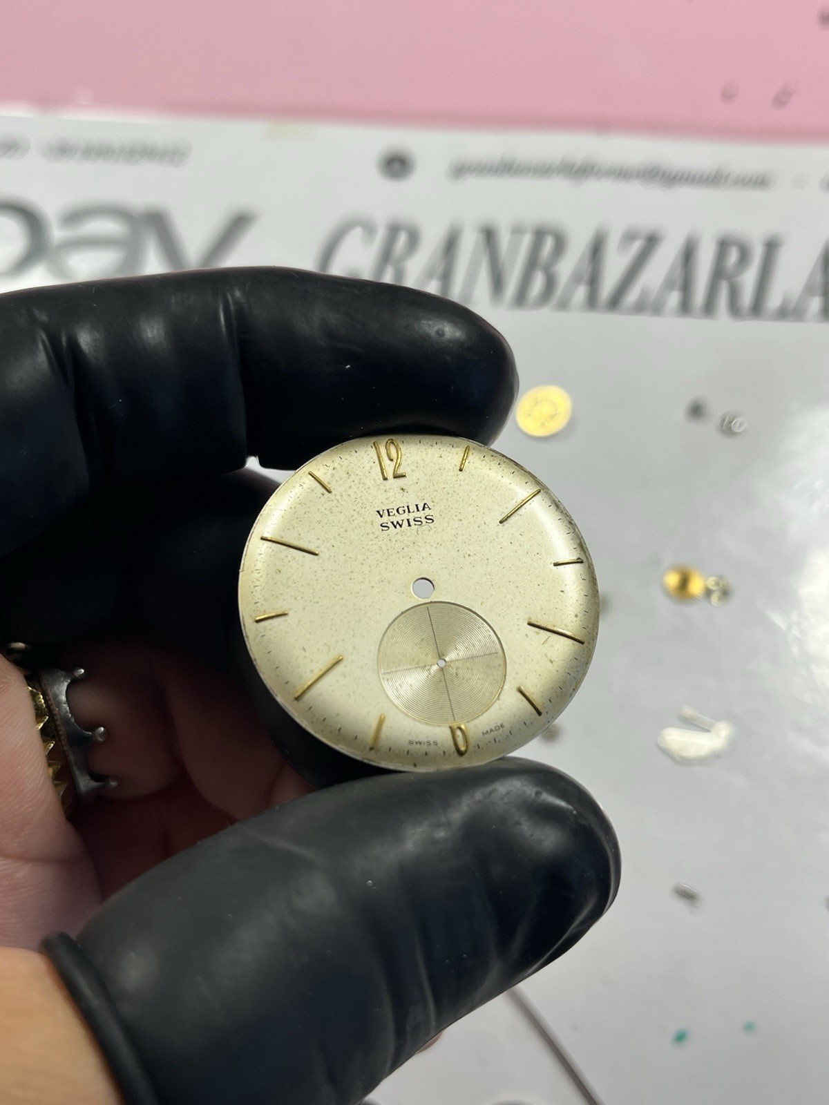Veglia Swiss 1955 AS 1203 plat classic watch vintage 50 60’s big seconds jumbo