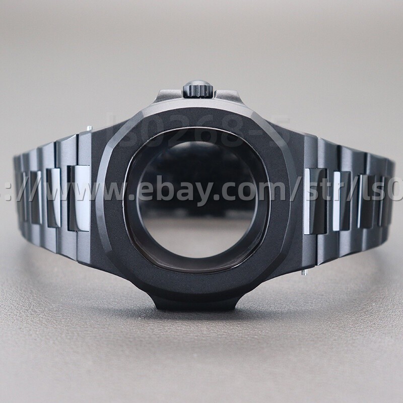 39.5mm Mechanical Watch Case And Strap Frosting Sapphire For Nh35 Movement