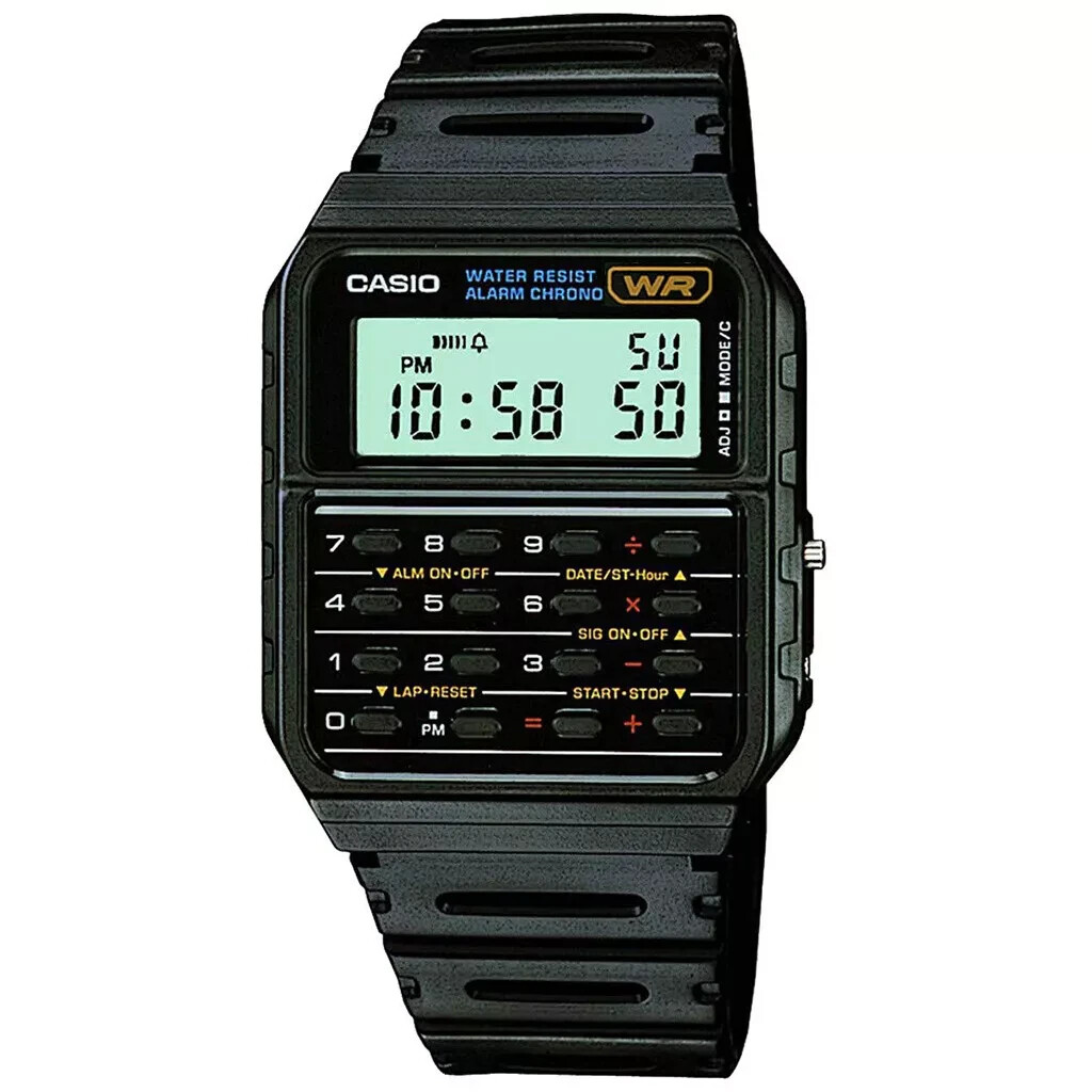 Casio Original New CA-53W-1 Classic Men’s Calculator Digital Watch CA-53