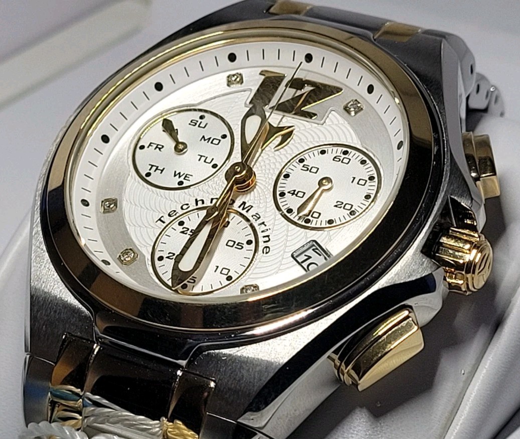 Technomarine Manta Neo Classic Chronograph Dial Men’s Watch 215019 – NEW BATTERY