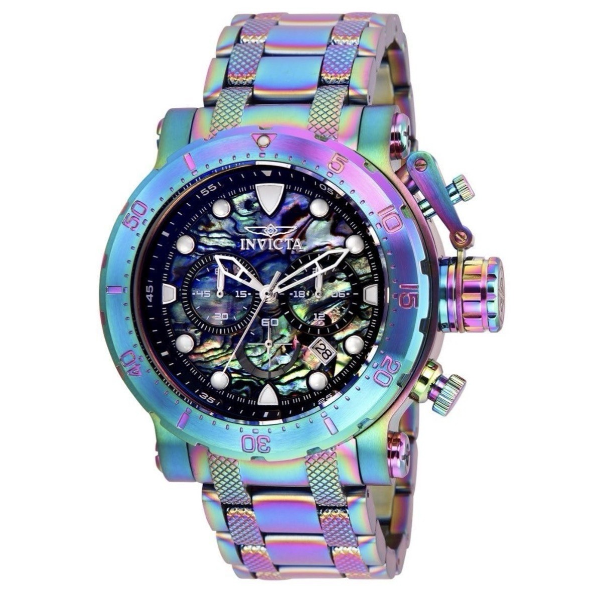 Invicta Coalition Forces Abalone Dial Iridescent Stainless Steel 52mm 26507