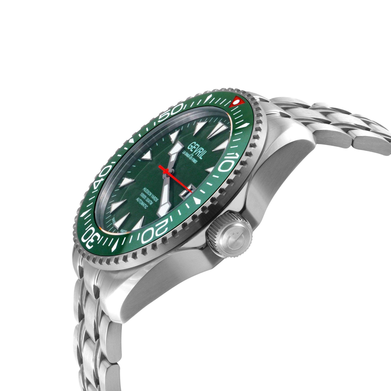 Hudson Yards Swiss Made SW20 ceramic rotating bezel helium valve, diver extensio