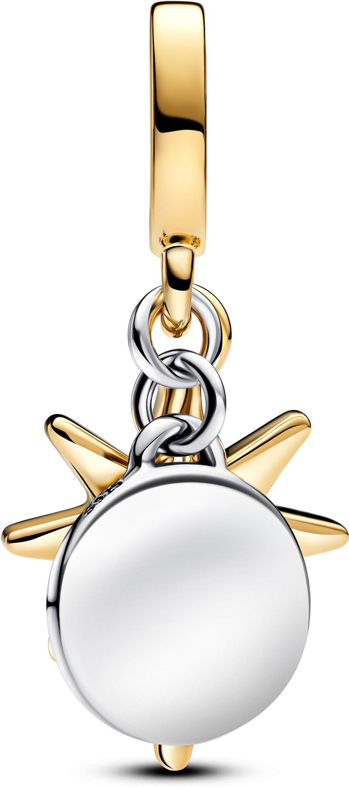 Pandora Sterling Silver and 14k Gold-Plated Unique Metal Blend Lab-Grown