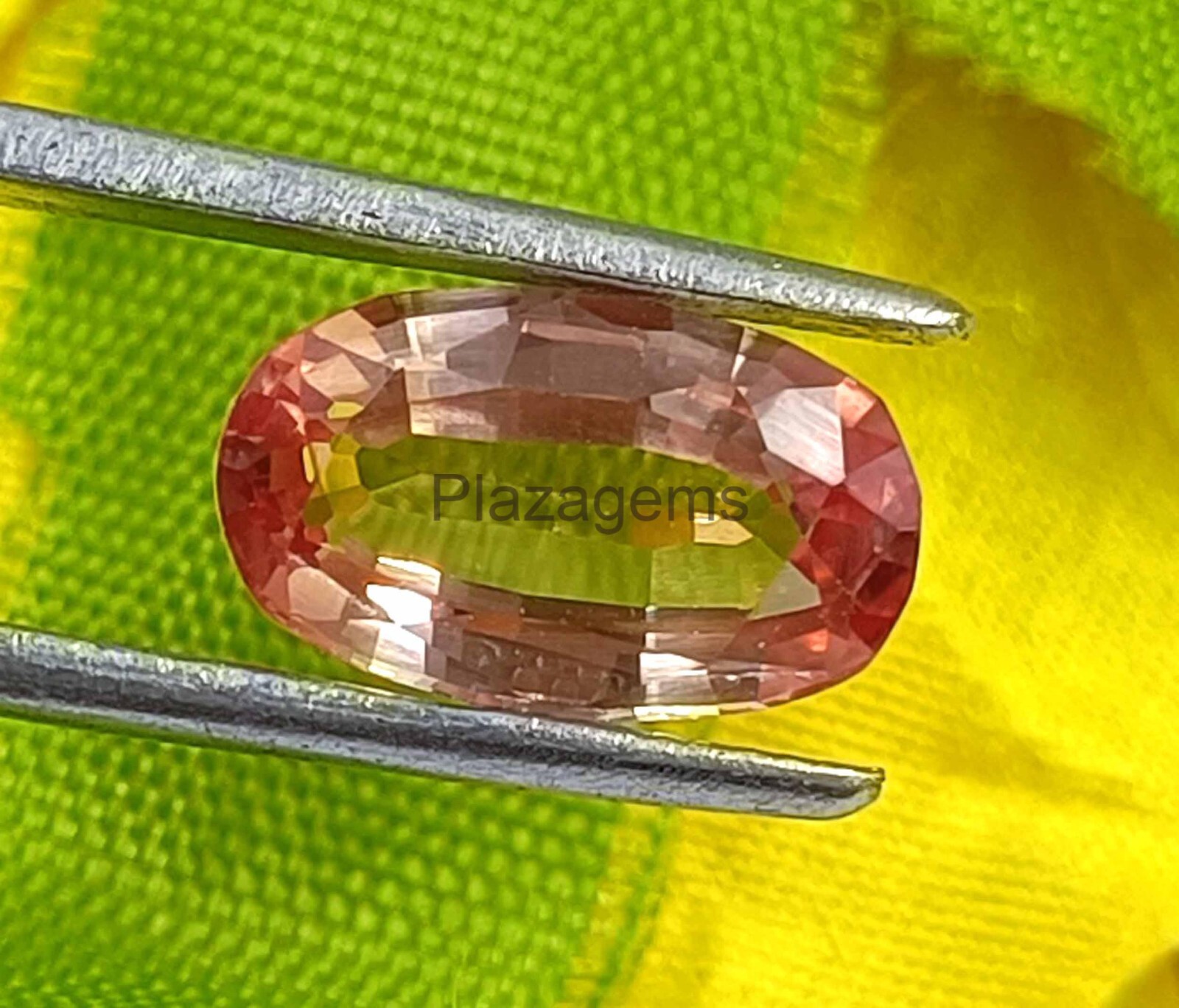 Natural Certified 5.65 Ct Sri Lanka Oval Cut Peach Sapphire Loose Gemstone 4JKG