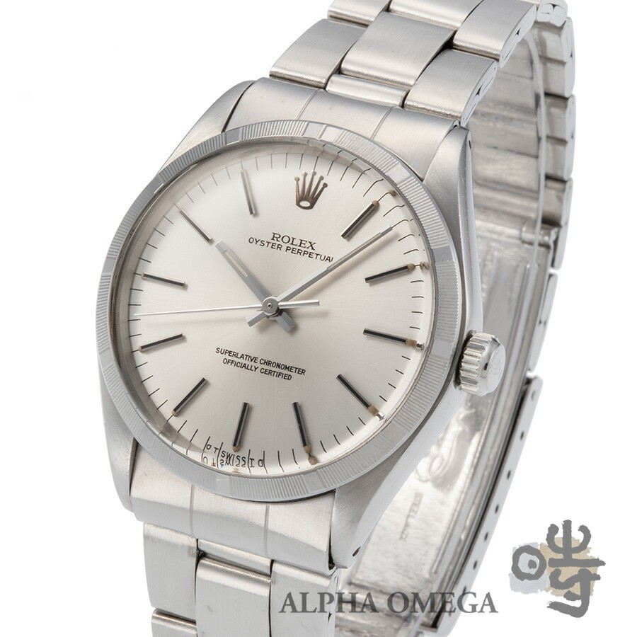 Rolex Oyster Perpetual Chronometer 1003 Silver Dial Vintage Mens Watch