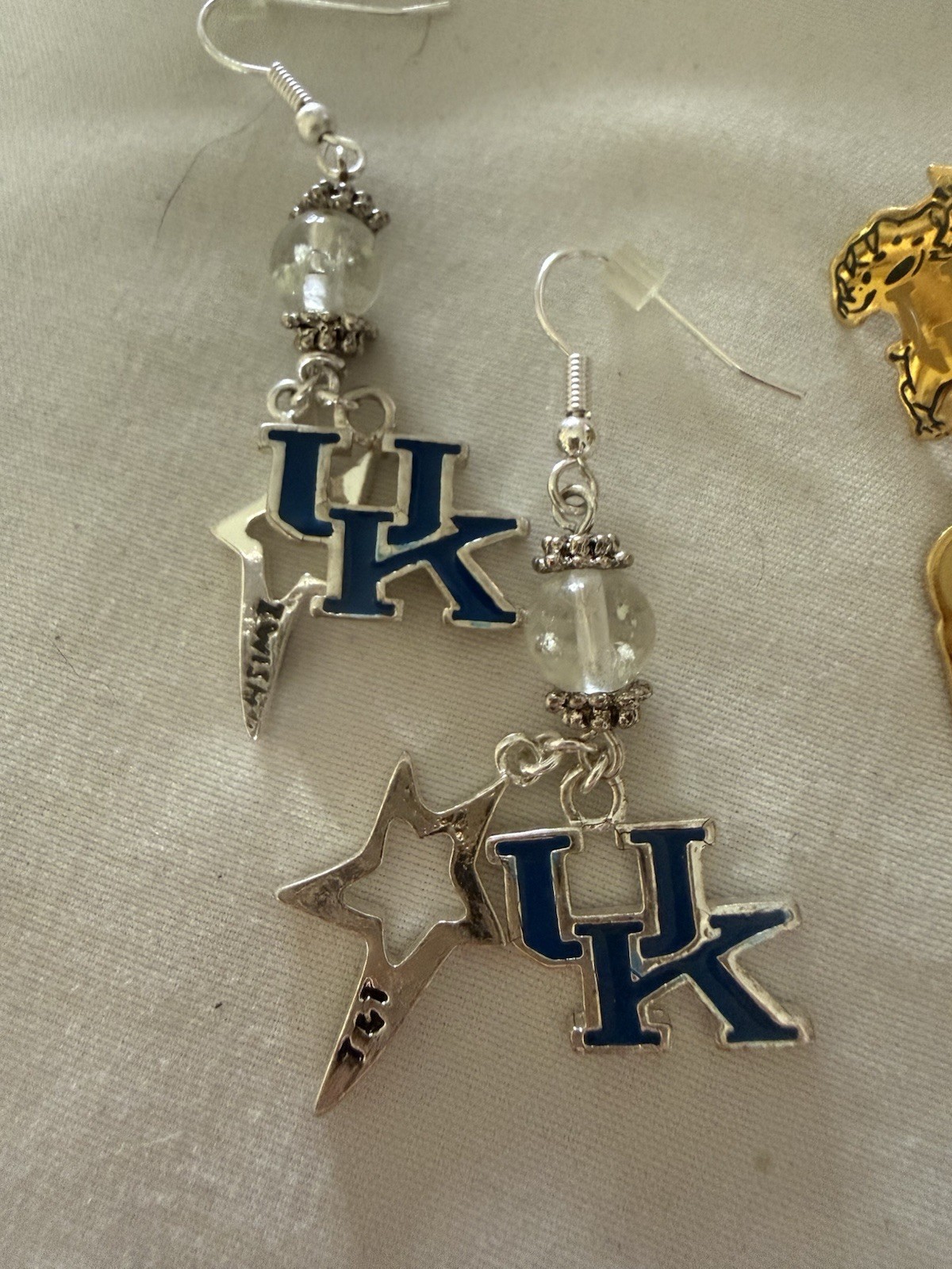 University Of Kentucky Wildcats Earrings NCAA Fan Gift Team College Two Pair