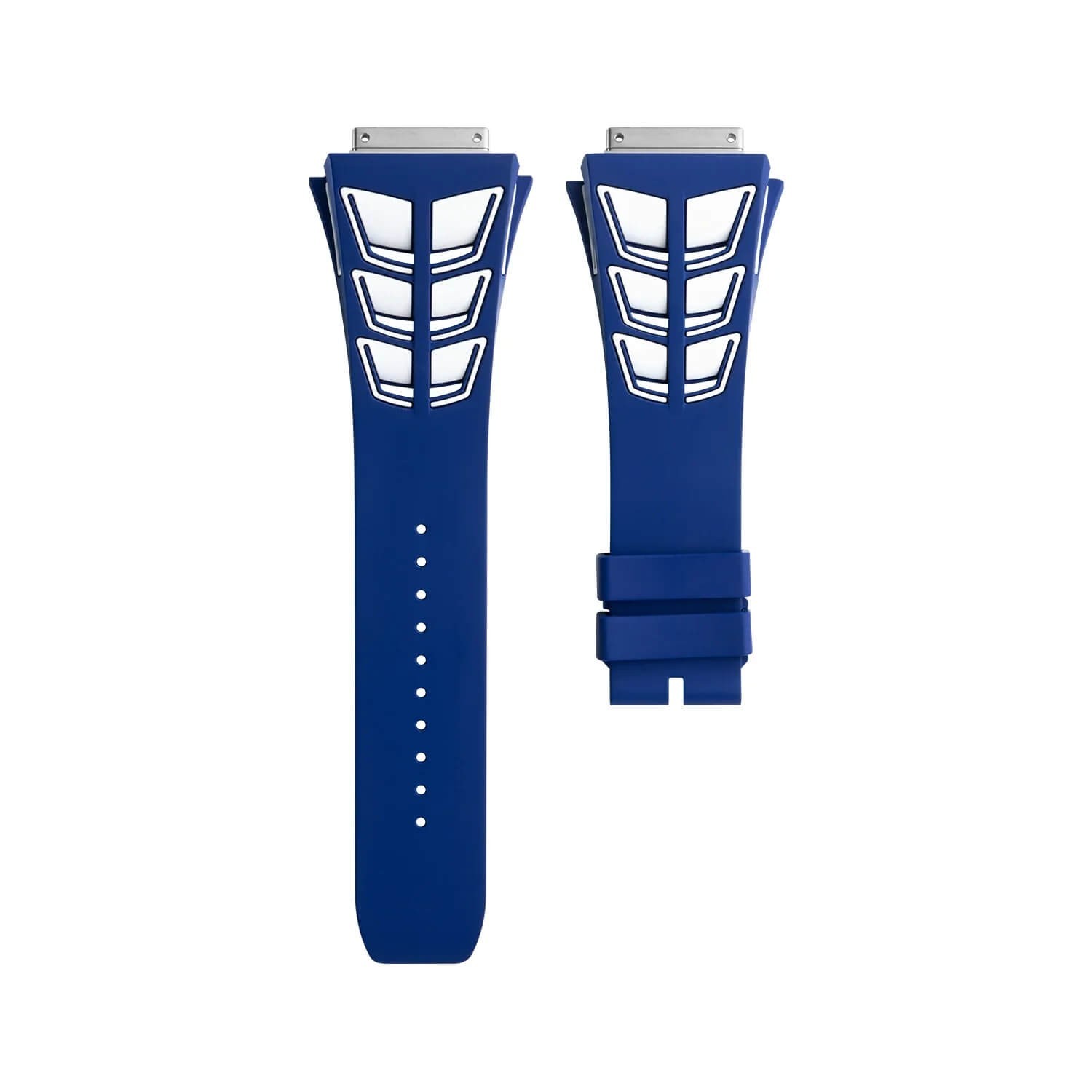Medium Rubber Strap Two Tone Watch Band Fits Richard Mille RM030 RM035 03 RM055