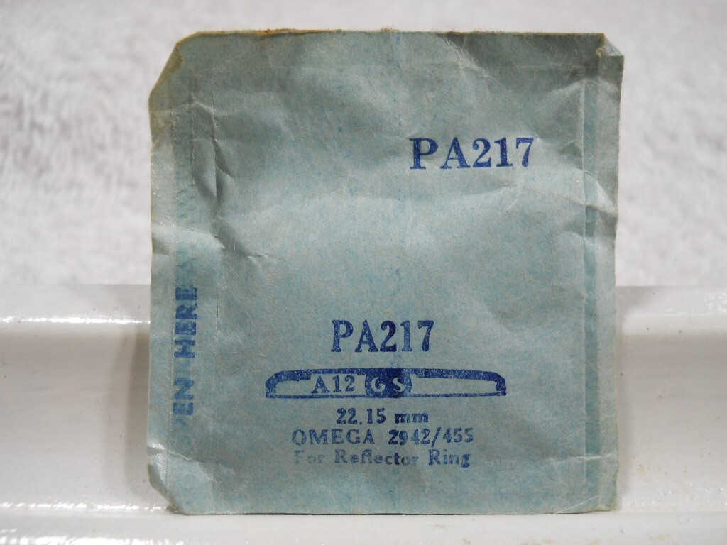 GS PA217 Watch Crystal Fit Omega 2942/455 – 22.15 mm – Replacement / Repair