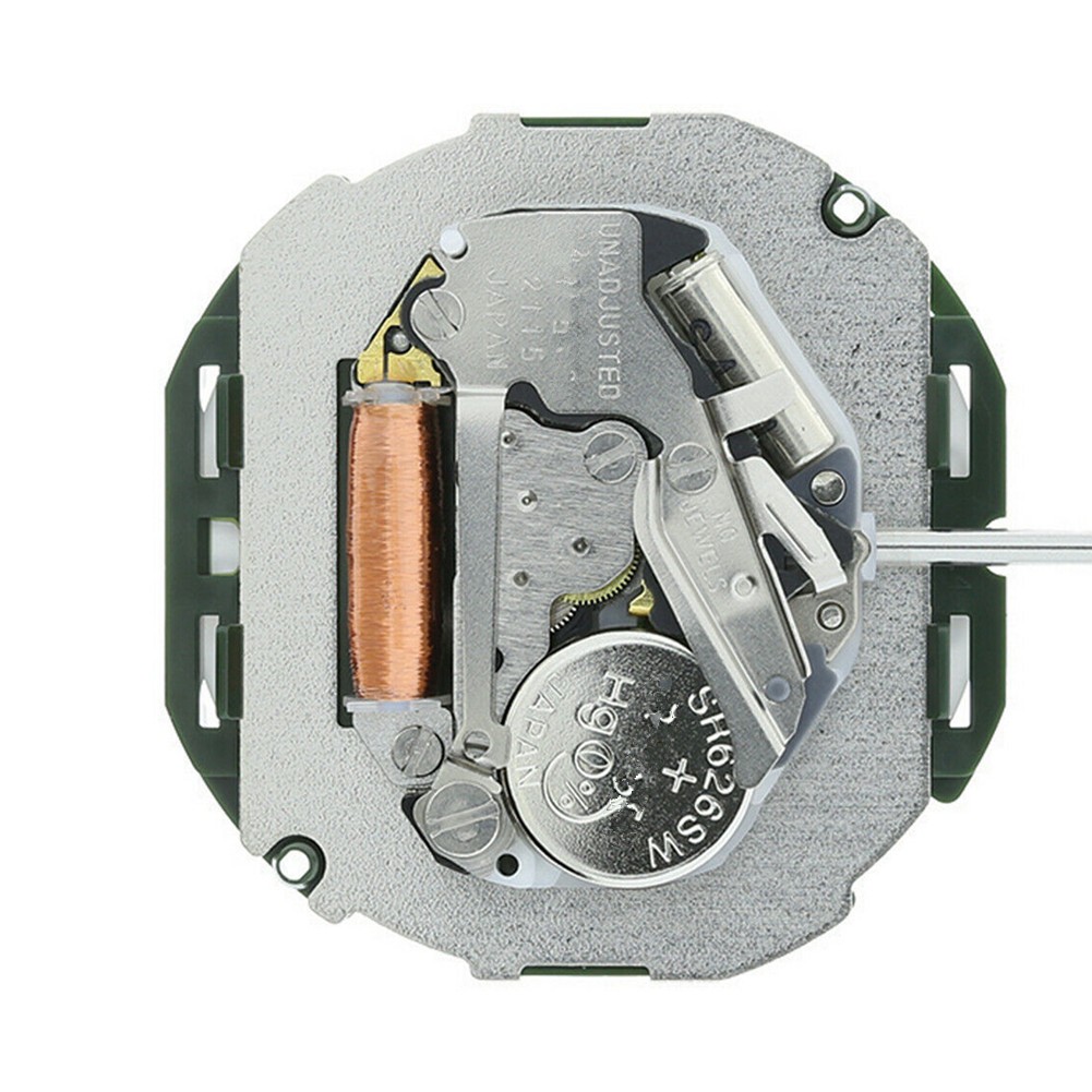 3 Hands Quartz Watch Movement With Battery Date@3 Replacement For Miyota 2115