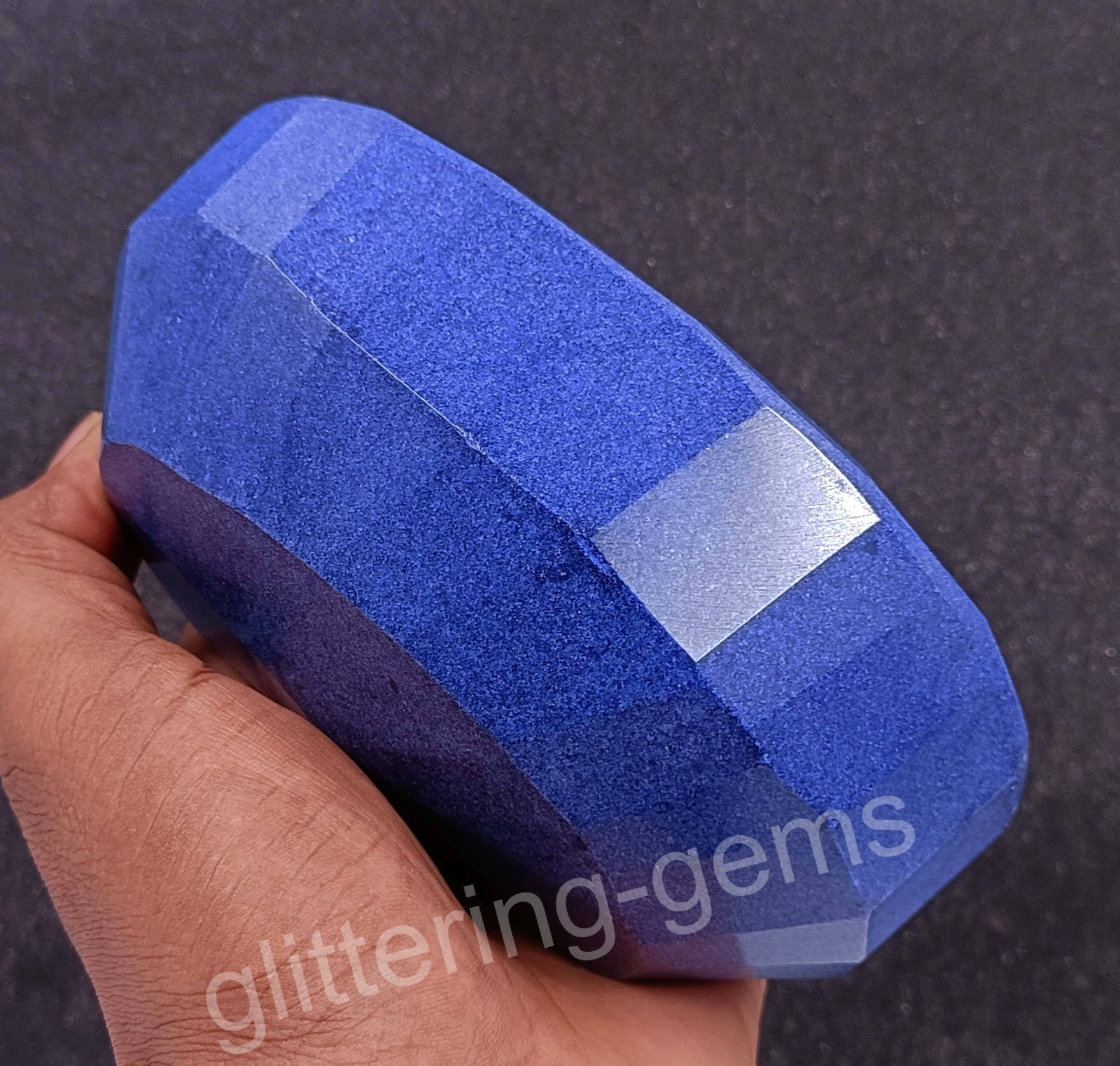 Collector Grade 5852Ct Natural African Blue Sapphire IGL Certified Oval Cut 5DOS