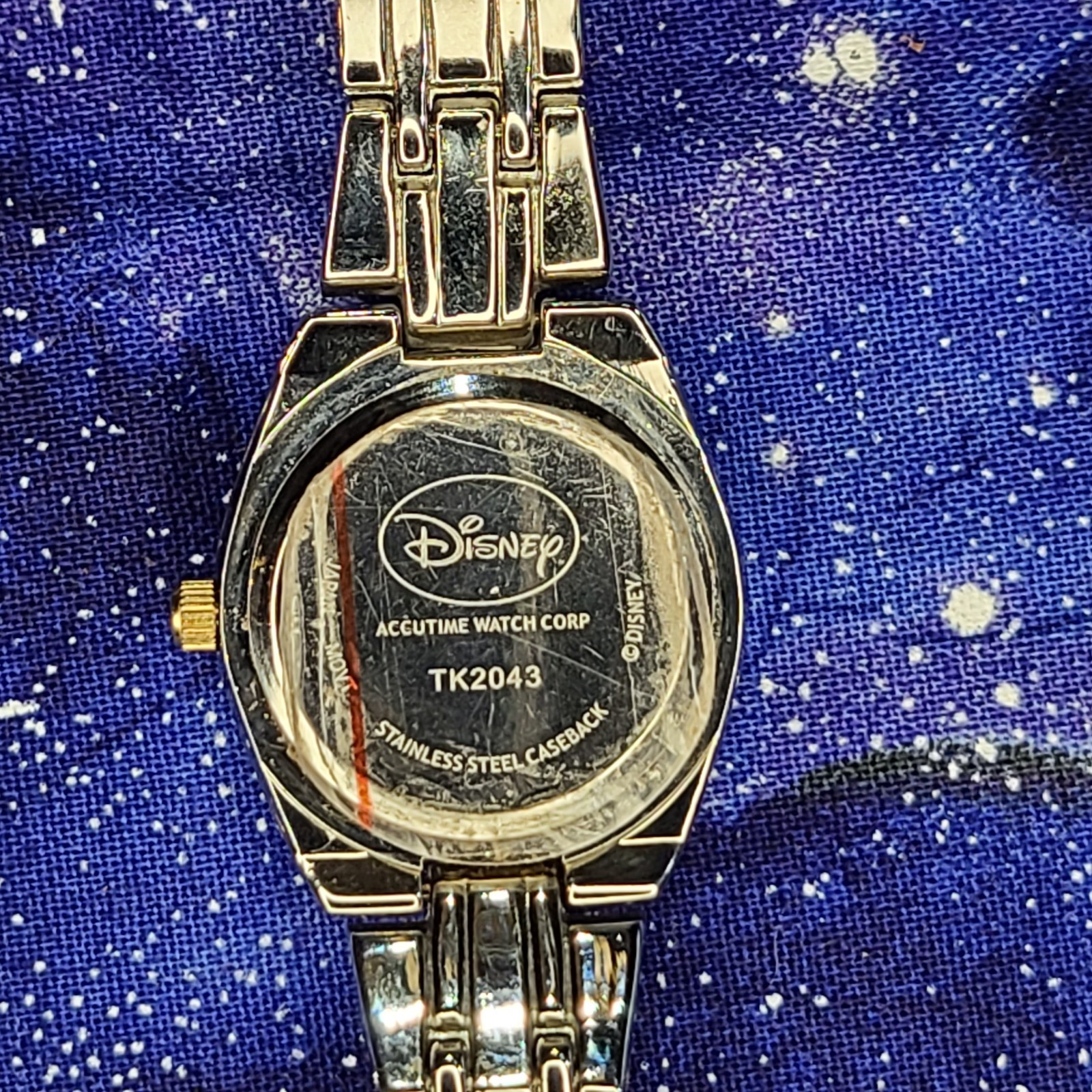 Vtg Disney Tinkerbell Couture Crystal Dress Watch MOP Face Ready To Wear | Video