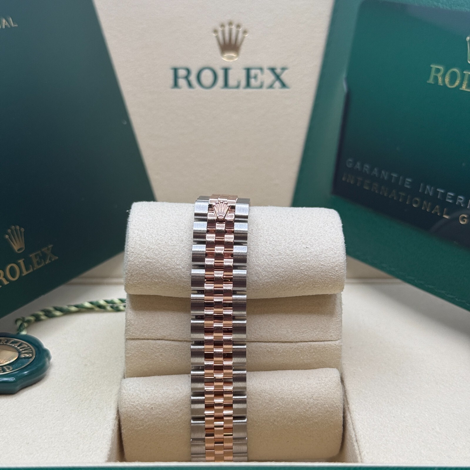 Rolex Lady-Datejust NEW 2025 Purple Diamond Dial Diamond Bezel Two Tone Rose