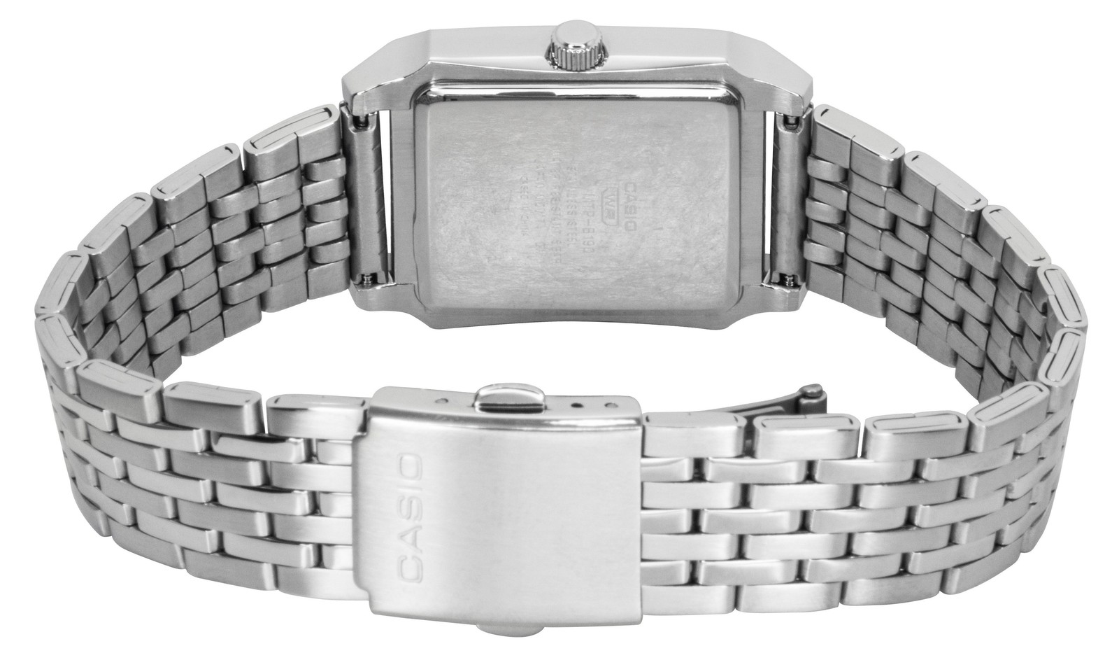 Casio Standard White Dial Stainless Steel Quartz 50M Men’s Watch MTP-B190D-7BV