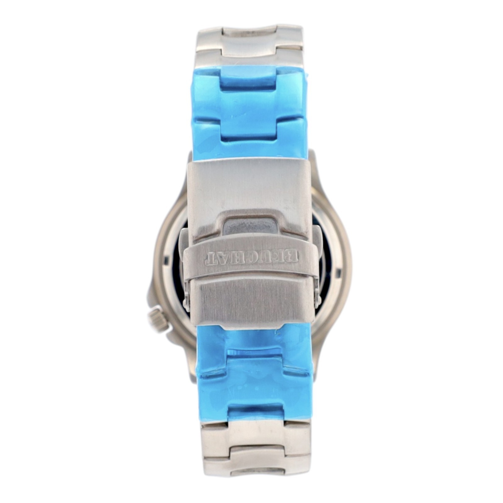 Beuchat Nautic Sport Mens Watch Black Dial Swiss Steel 100M Diver Date Quartz