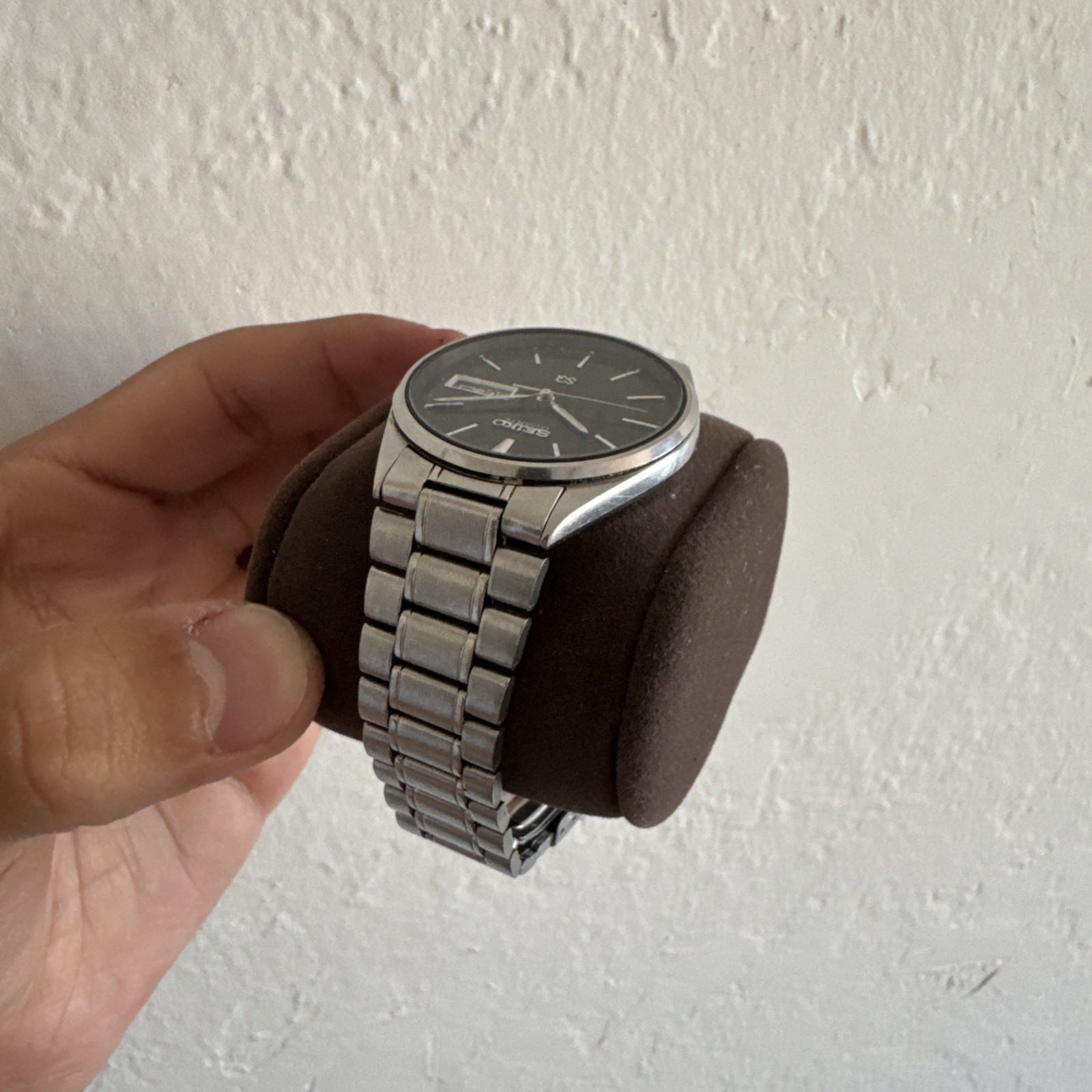Vintage Seiko SQ Quartz Day Date Watch – Read Description