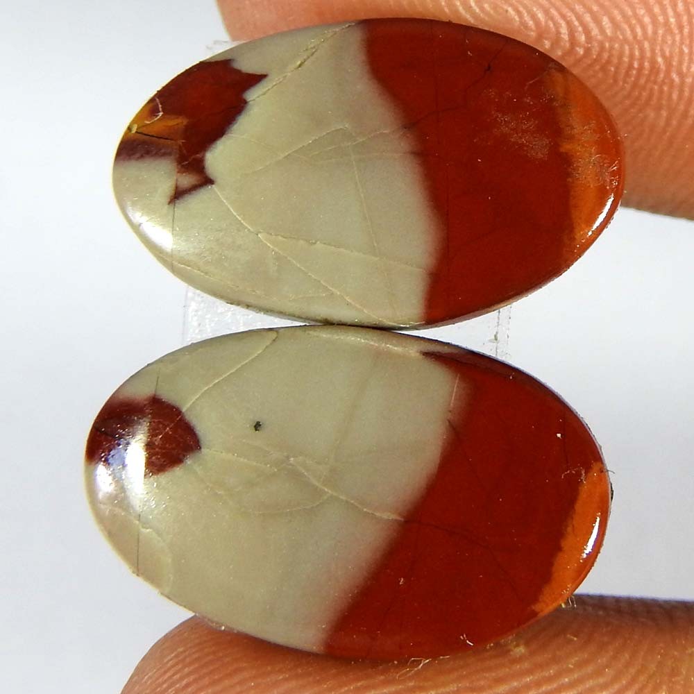 17.15Cts100%Natural Noreena Jasper Oval Pair Cabochon Loose Gemstone
