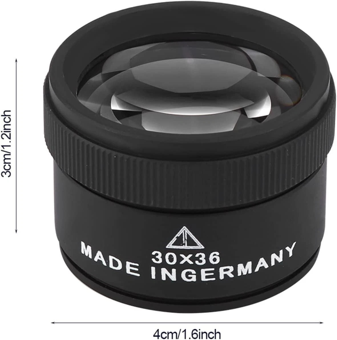 Jewelers Loupe Magnifier Jewelry Eye Loop Pocket Magnifying Glass Tool 30X