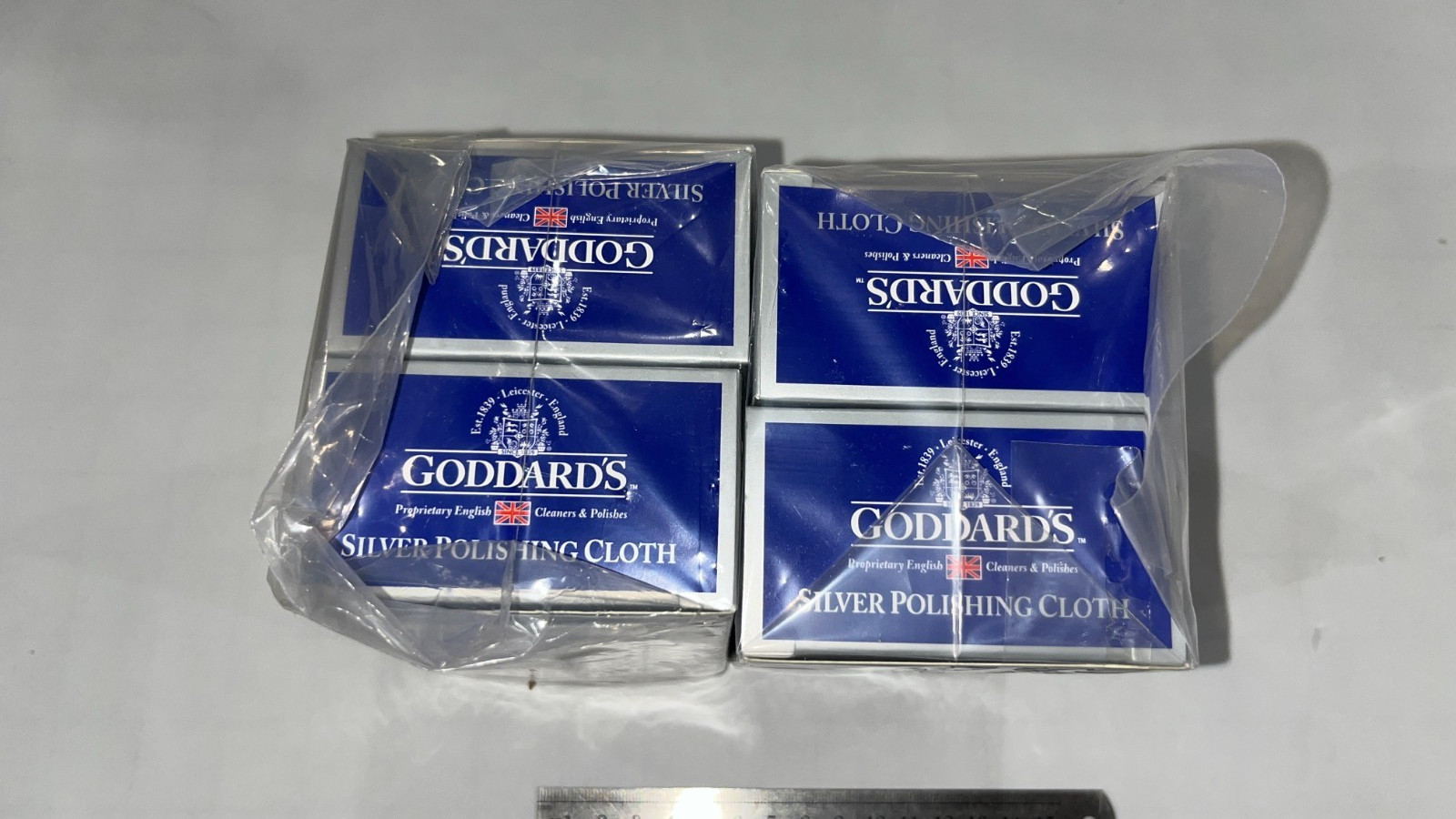 Four (4) Pack Goddard’s Cotton Silver Polishing Cloth 12 x 15″ New Free Shipping