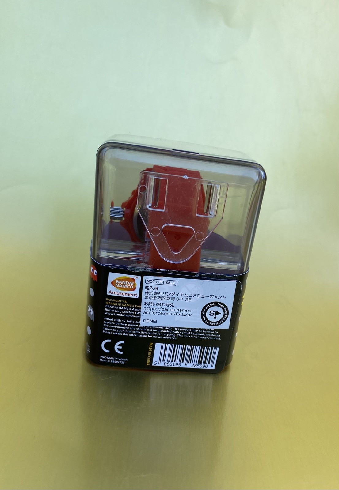 Pac-Man Watch Yellow Bandai Namco Used Collectible From Japan