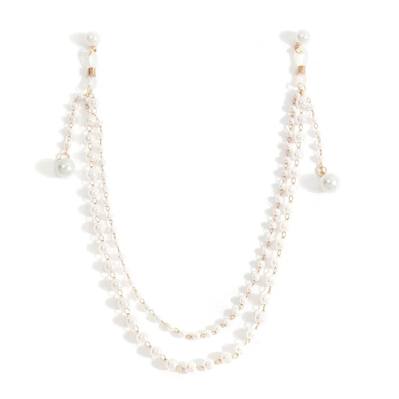 Fashionable Sexy Imitation Pearl Tassel Multi-layer Body Chain For Women Party