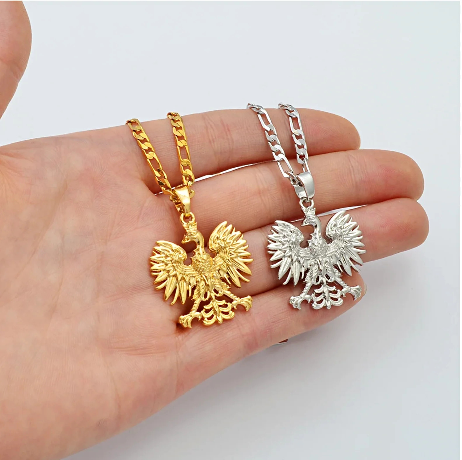 Poland Eagle Pendant Necklace
