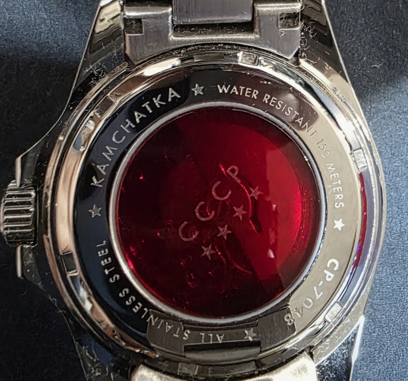 CCCP Kamchatka Cp-7048-66 Diver Blue Bezel Black dial WR150 Automatic