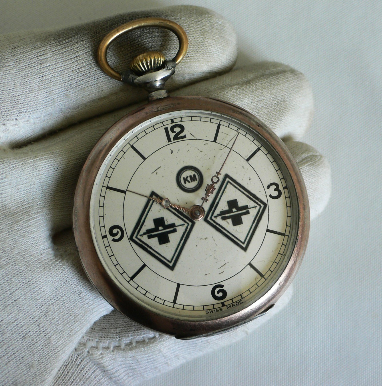 WATCH GERMAN WW2 U-Boat U-866 10.FL Kriegsmarine Navy Chopard L.U.C Pocket Watch