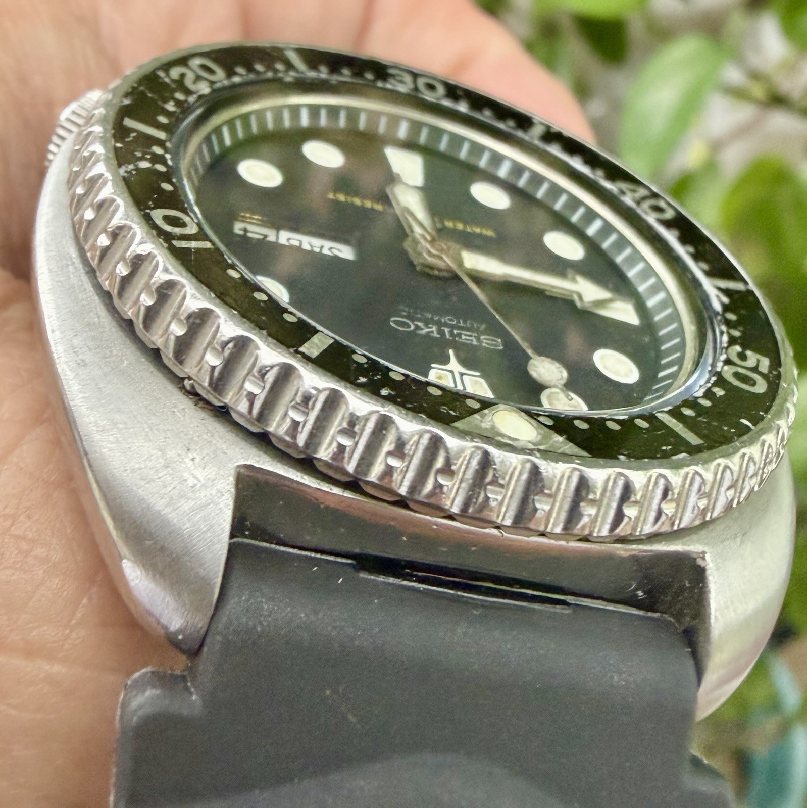 Vintage Seiko Turtle 6309-7040 Non Suwa Automatic Diver Watch Unbuffed! OG Head!