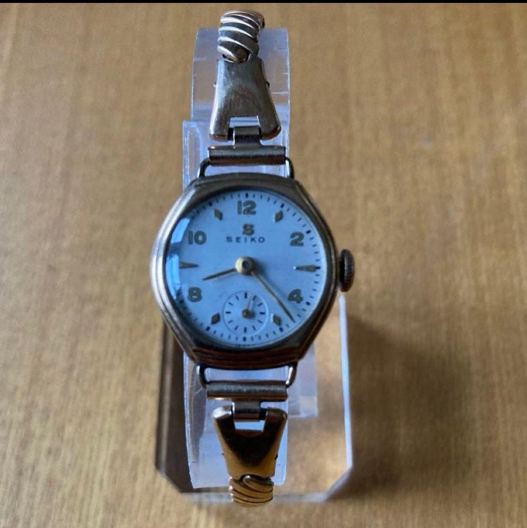 Rare SEIKO Seikosha Model 8 14K Working Small Seconds Watch with S Mark