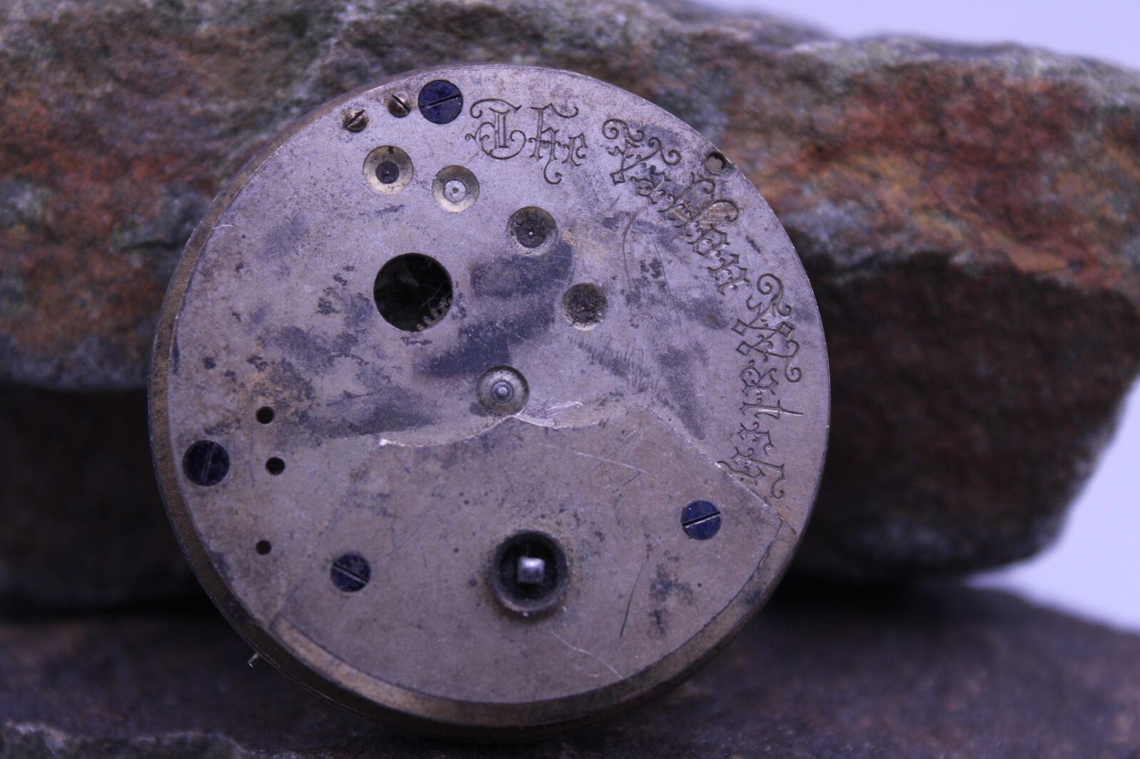 VALLON POCKET WATCH MOVEMENT 45.4mm FOR REPAIR (A16)