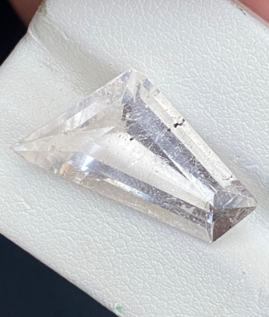 10.10 ct Natural cut heatedTopaz loss Gemstone cushion shape from Pakistan