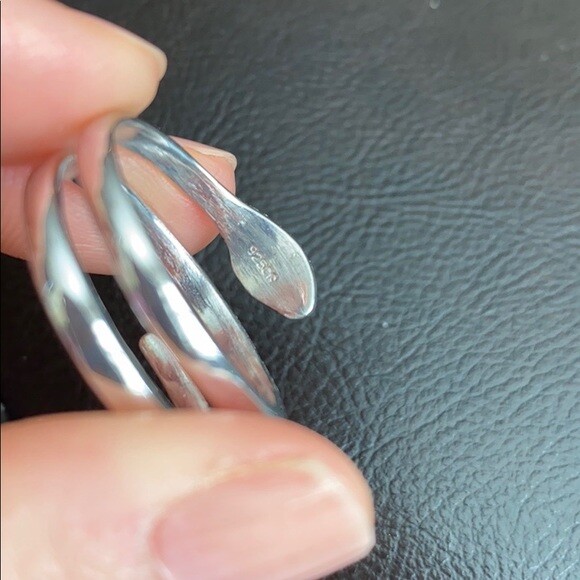 925 Sterling Silver Coiled Snake Ring Any / All Size Made in USA