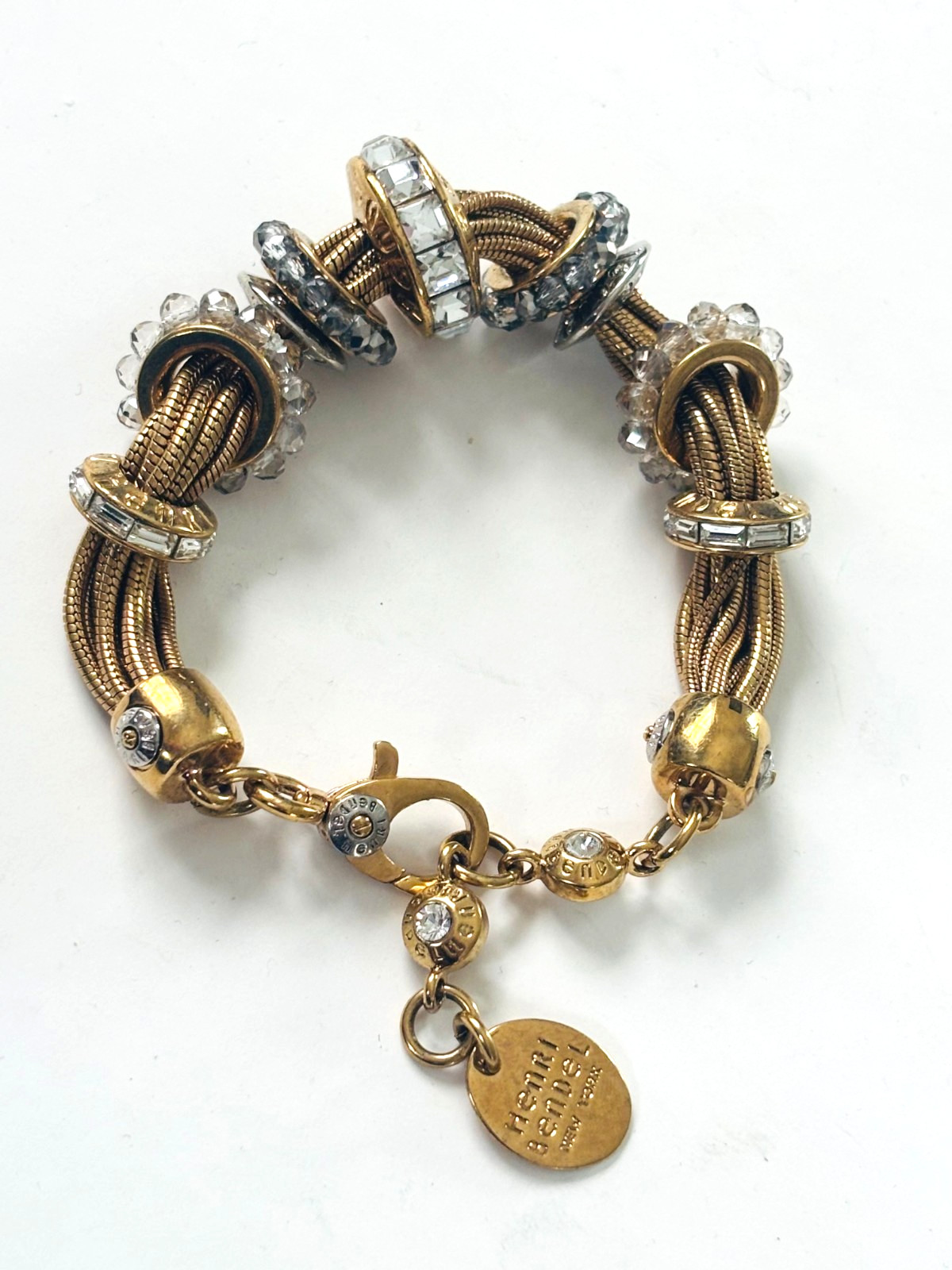 Vintage Henri Bendel charm bracelet (or multi-strand statement bracelet)