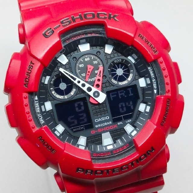 Big case Red model GA 100B 4AJF G SHOCK