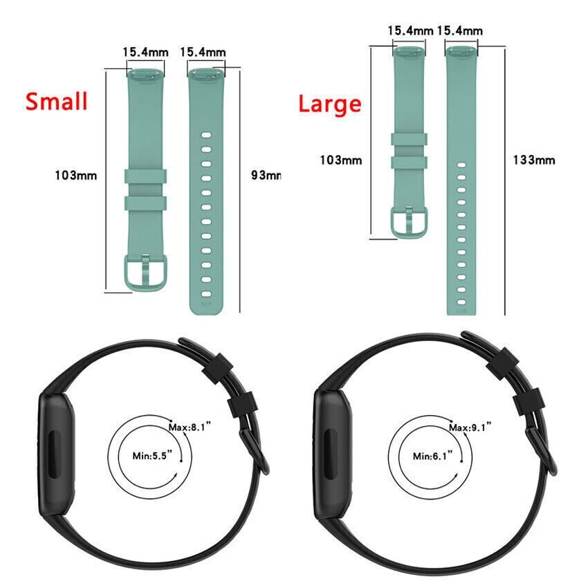 For Fitbit Inspire 3 Silicone Wristband Watch Strap Replacement