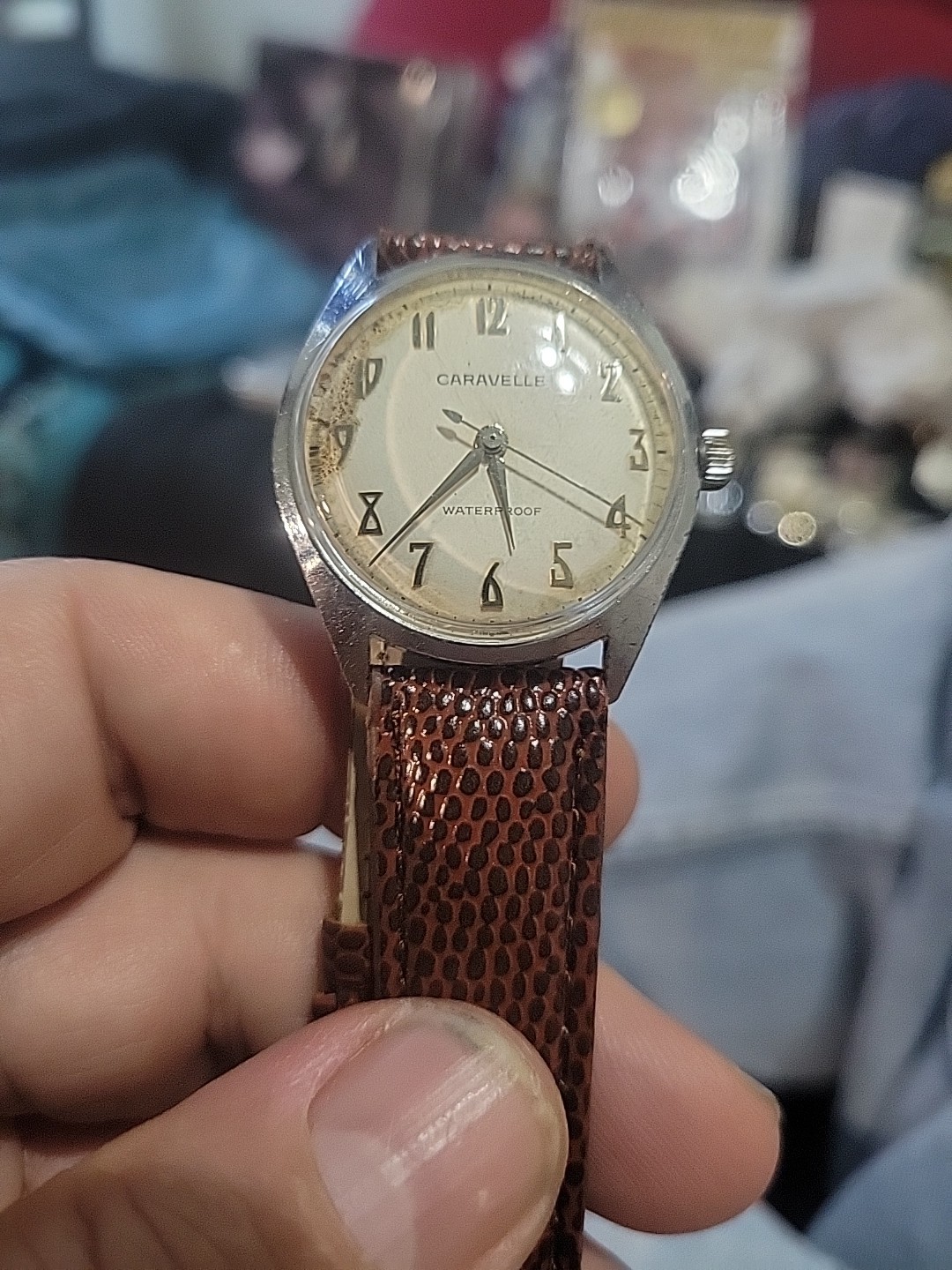 Vintage Caravelle Manual Wind Waterproof Men’s Watch