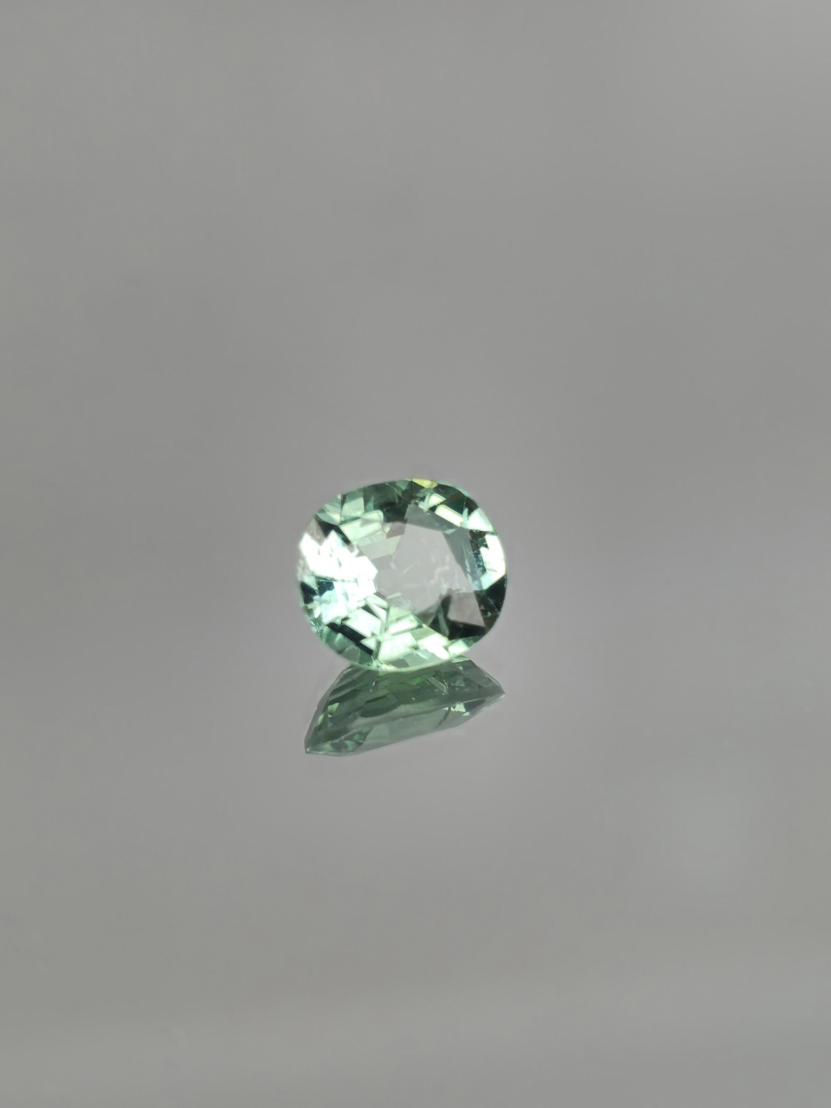 Tourmaline Untreated 1.38 Carat Certified GRA Bluish Green Natural Gemstone