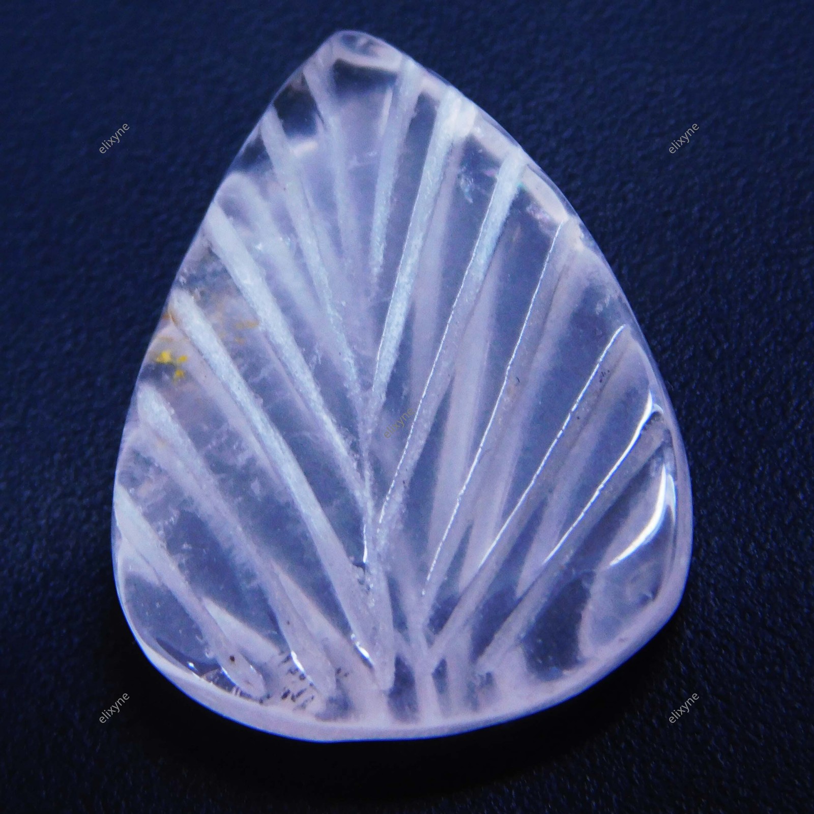 14.85 Ct Natural Ametrine Pear Carving Shape Certified Untreated Gemstone