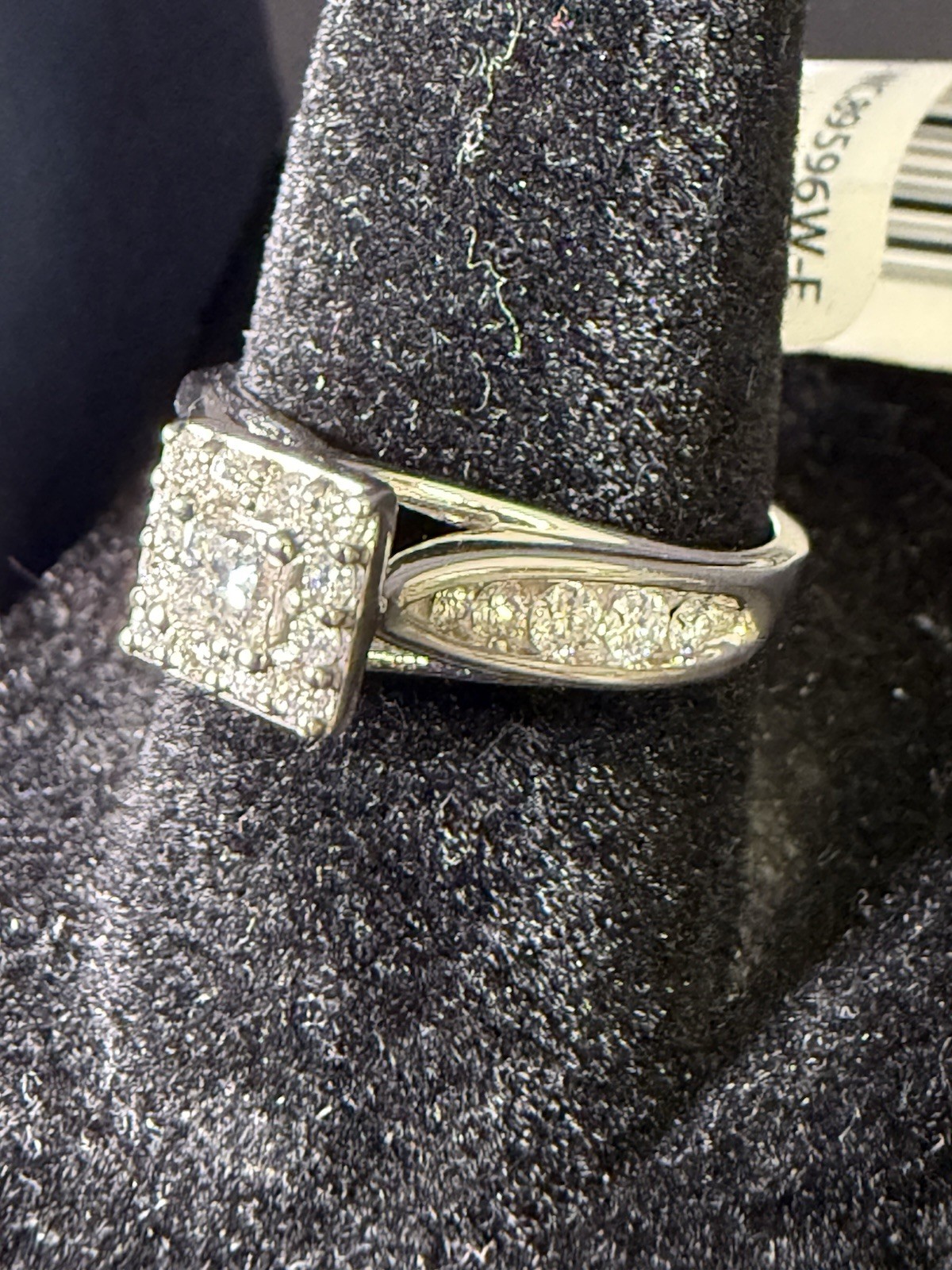Keepsake Melody 10K White Gold 1/2 Carat Diamond Ring Size 7