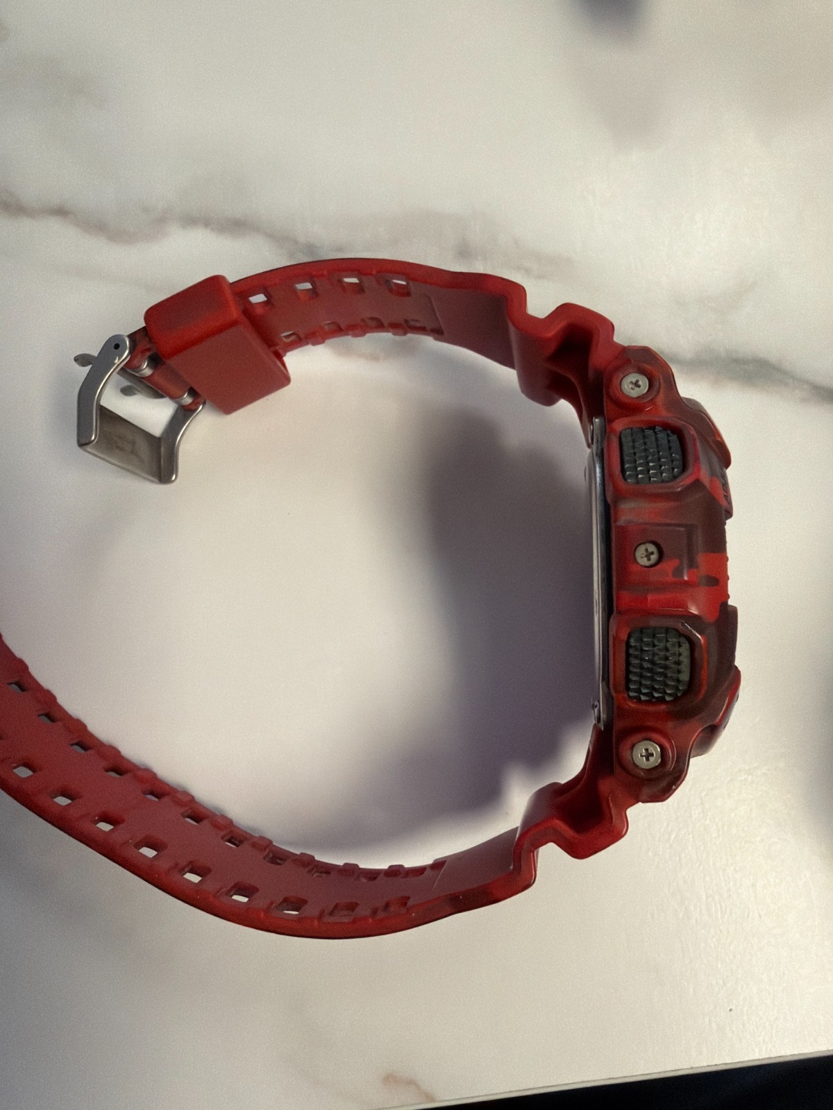 Casio G-Shock GA100 Red Camo
