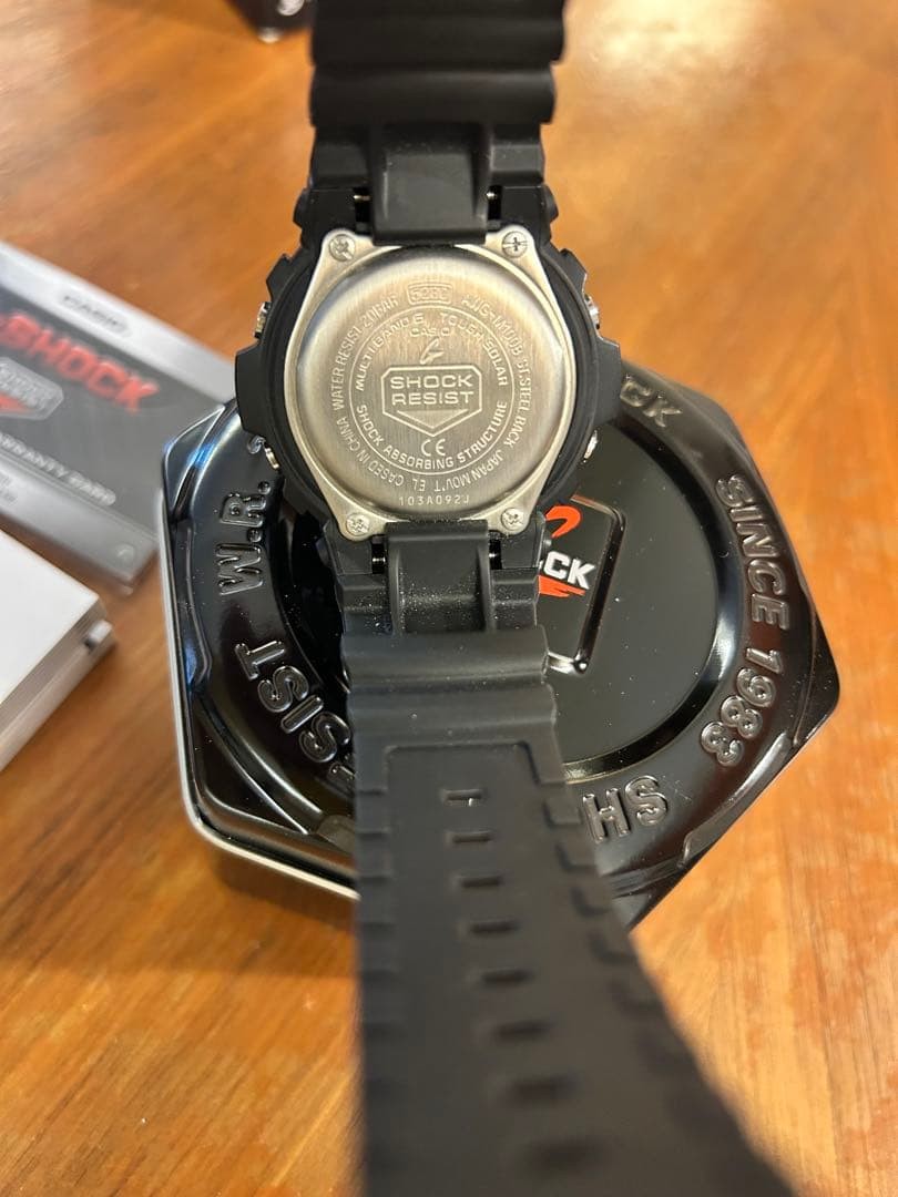 CASIO G-SHOCK AWG-M100B-1AER Tough Solar Multiband 6 20 BAR WR All Black Watch