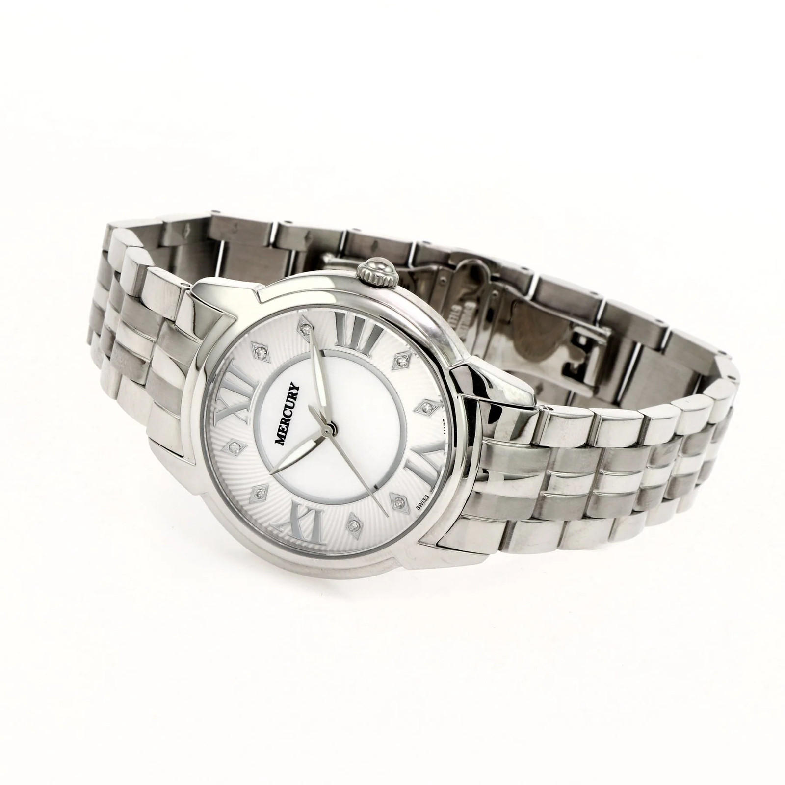MERCURY – Swiss Watch – ME360-SS-7 Quartz 36 mm. ME360 50m (5 ATM, 169 ft)