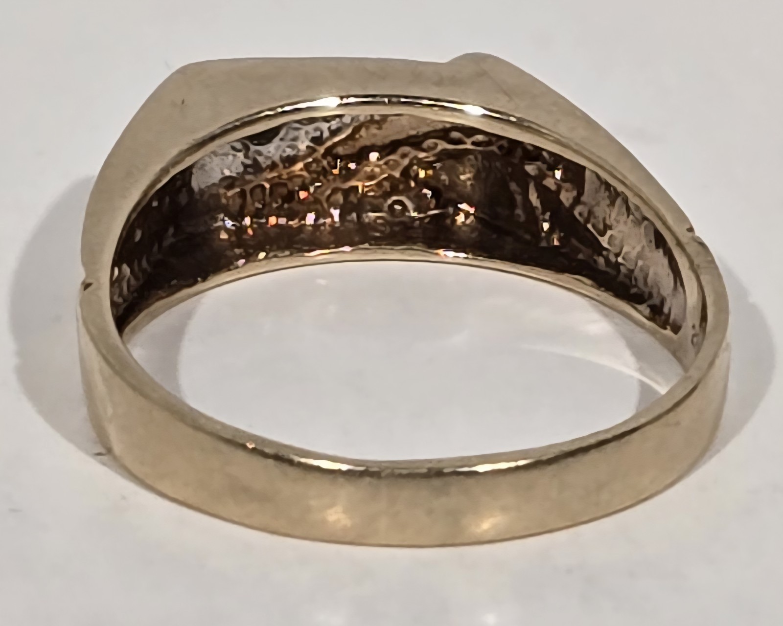 10K Yellow Gold Signet Ring – Size 12 – 21.5mm – 5.6 Grams