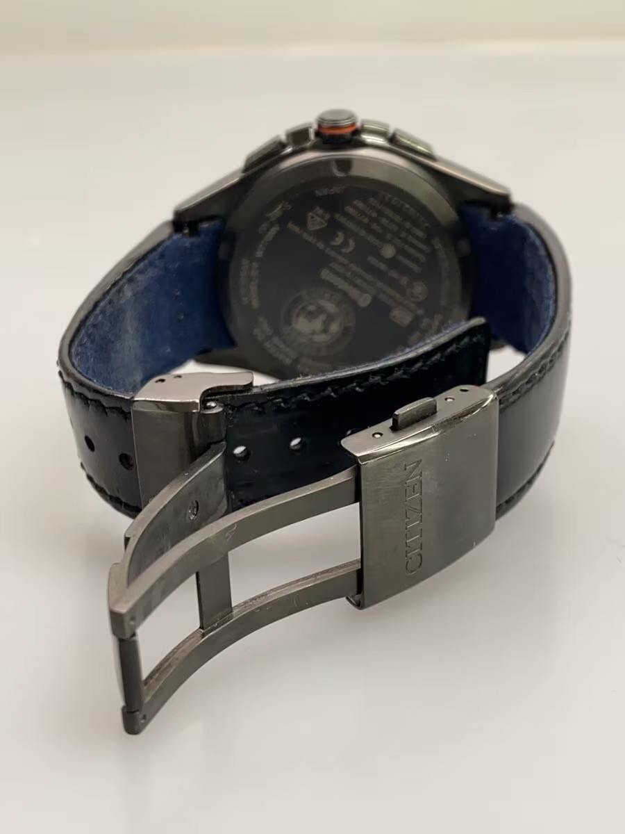 CITIZEN Quartz Watch Analog Leather BLK BLK BZ1035 09E