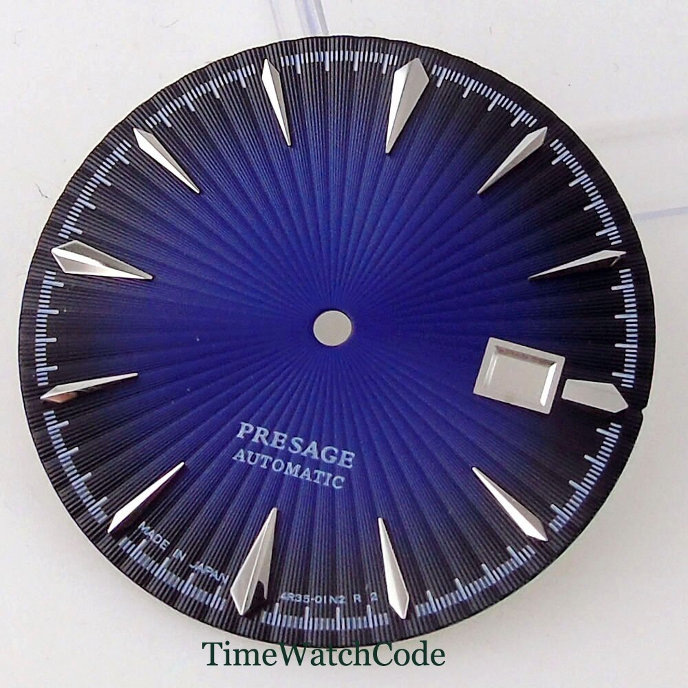 35mm Watch Dial Face Accessories Fit for NH35 NH36 NH38 Movement Date Window