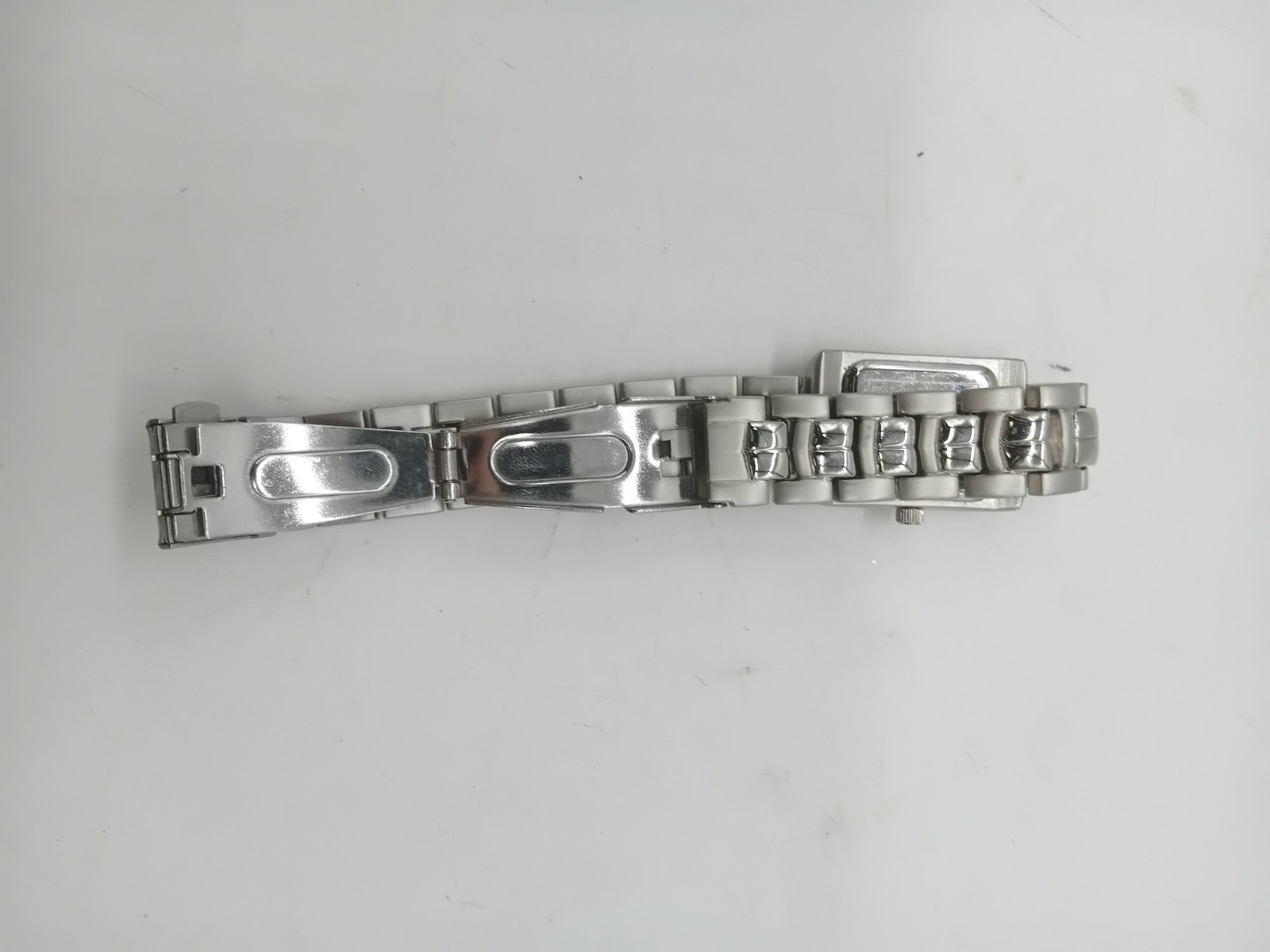 SWISS BALANCE Women’s Wristwatch Stainless Steel Bracelet Rectangle Dial Pre-Lov