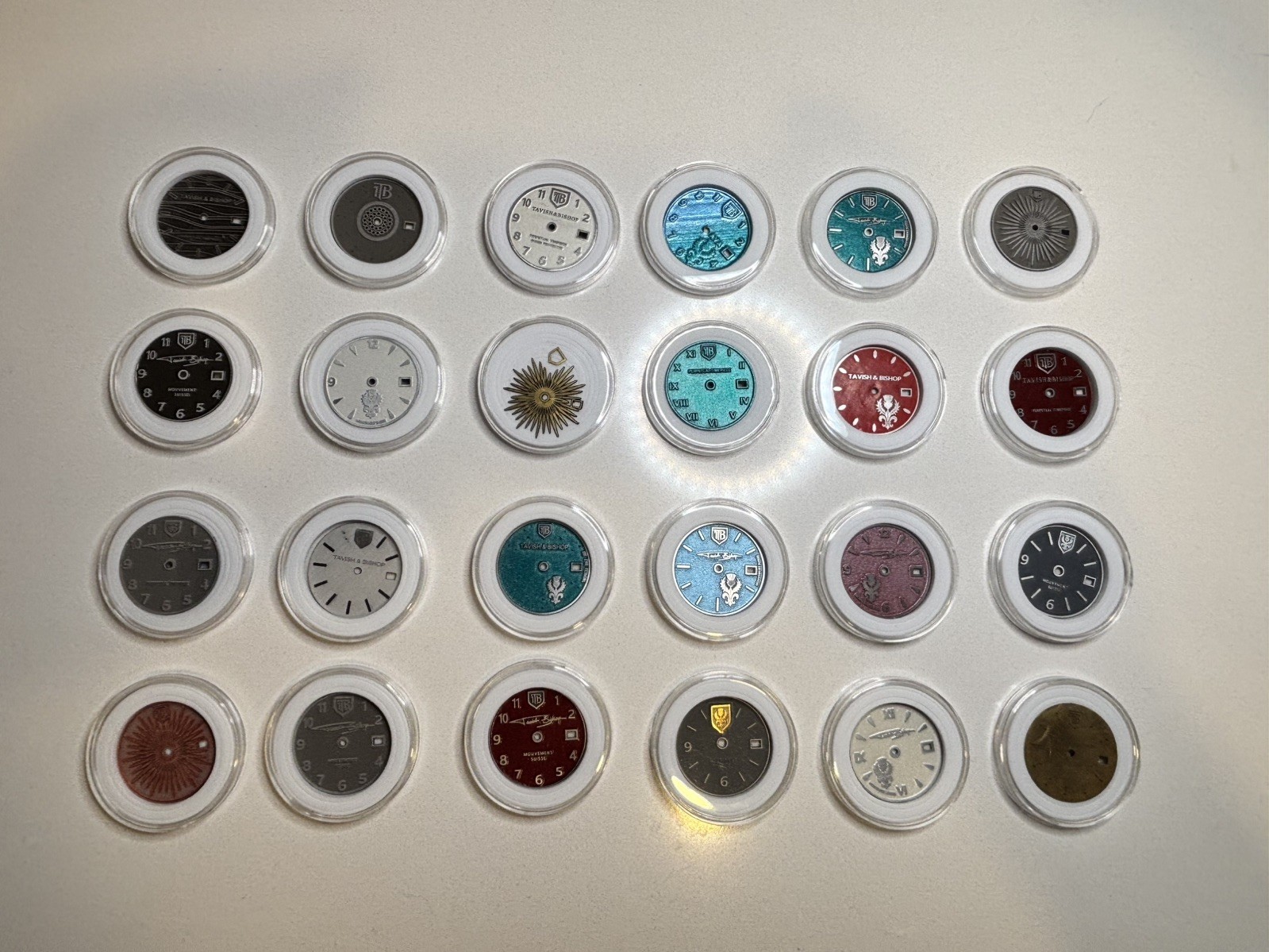 Tavish & Bishop Timepieces Bespoke Fiber Laser Engraved Watch Dials