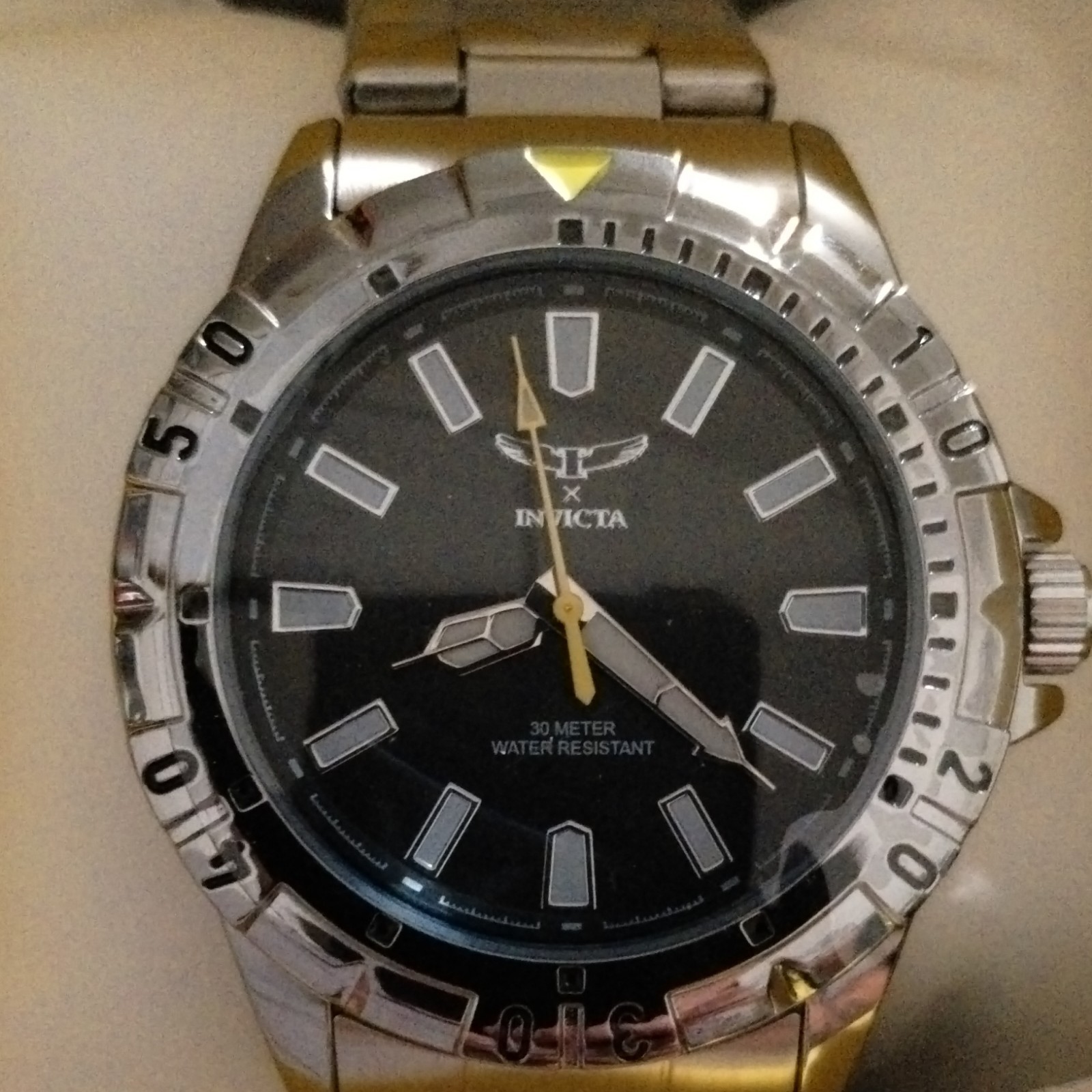 Invicta Specialty I Men’s Black Dial 42mm Stainless Watch 30m w/ Box
