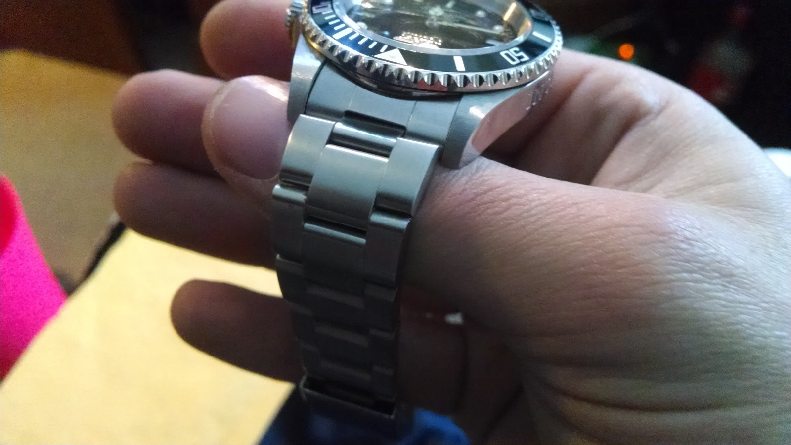 22mm Curved End OYSTER Solid Stainless Steel bracelet Fit Seiko 7S26-0040 SKX031